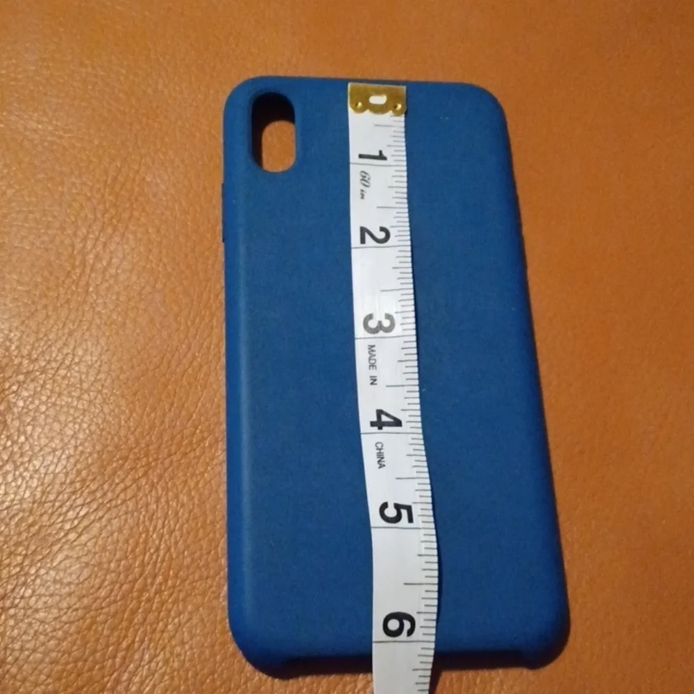 -- Apple Blue Silicone iPhone X Case